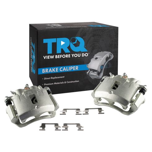 Chevrolet GMC Rear Driver & Passenger Side 2 Piece Brake Caliper Set TRQ CLA37641 - Image 2
