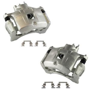 Jeep Dodge Chrysler Front Driver & Passenger Side 2 Piece Brake Caliper Set TRQ CLA37643