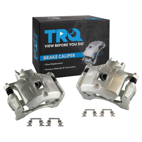 Jeep Dodge Chrysler Front Driver & Passenger Side 2 Piece Brake Caliper Set TRQ CLA37643 - Image 4