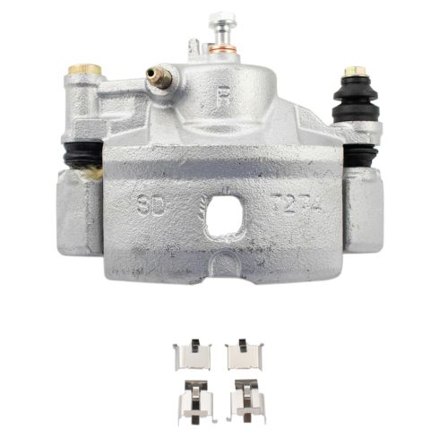 Honda Civic Civic Del Sol CRX Front Driver & Passenger Side 2 Piece Brake Caliper Set TRQ CLA35420 - Image 2