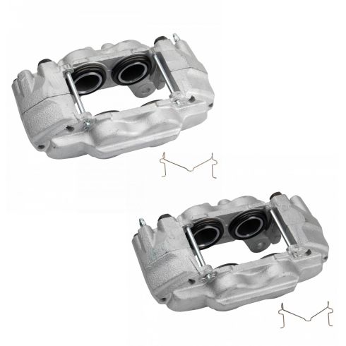 2003-09 Toyota 4Runner Lexus GX470 Front Driver & Passenger Side 2 Piece Brake Caliper Set TRQ CLA35413 - Image 6