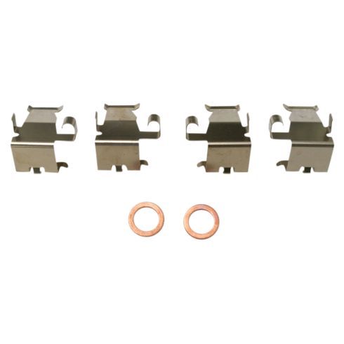 Chevrolet GMC Rear Driver & Passenger Side 2 Piece Brake Caliper Set TRQ CLA35452