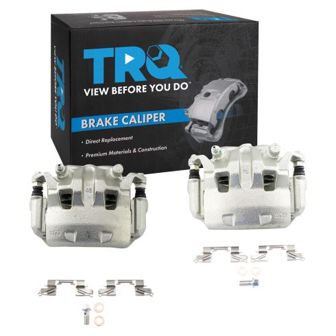 Nissan Frontier Pathfinder Xterra Front Driver & Passenger Side 2 Piece Brake Caliper Set TRQ CLA31952 - Image 6