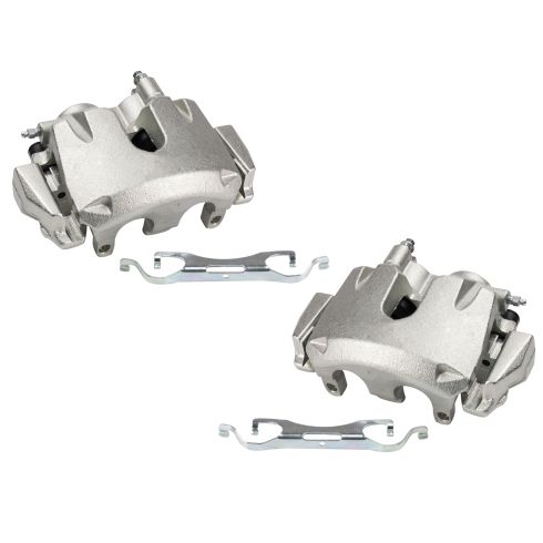 2011-19 Jeep Grand Cherokee Dodge Durango Front Driver & Passenger Side 2 Piece Brake Caliper Set TRQ CLA32435 - Image 6