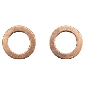 Ford F150 Lincoln Mark LT Rear 4 Piece Brake Caliper Set with Hoses with Hose Bracket TRQ CLA41127