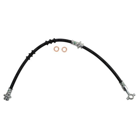 Nissan Maxima Infiniti I30 Front 4 Piece Brake Caliper Set with Hoses TRQ CLA41315 - Image 3