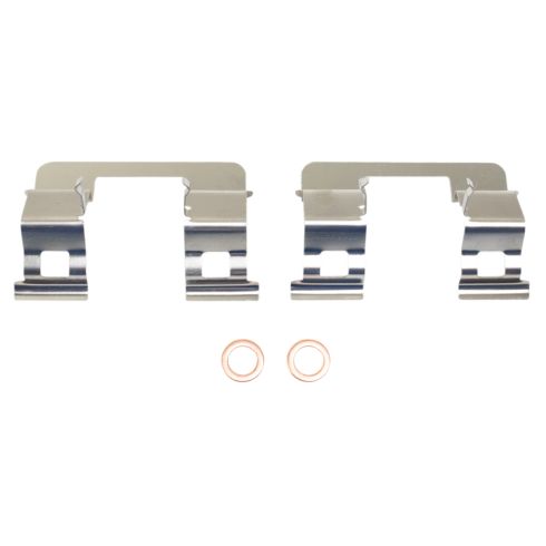 Chevrolet GMC Cadillac Front 4 Piece Brake Caliper Set with Hoses TRQ CLA41316 - Image 5
