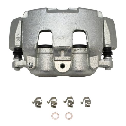 Dodge Ram 1500 Front 4 Piece Brake Caliper Set with Hoses TRQ CLA41358 - Image 2