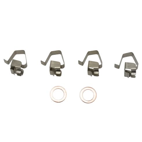 Dodge Ram 1500 Front 4 Piece Brake Caliper Set with Hoses TRQ CLA41358 - Image 3