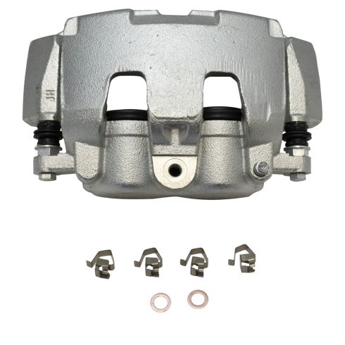 Dodge Ram 1500 Front 4 Piece Brake Caliper Set with Hoses TRQ CLA41358 - Image 5