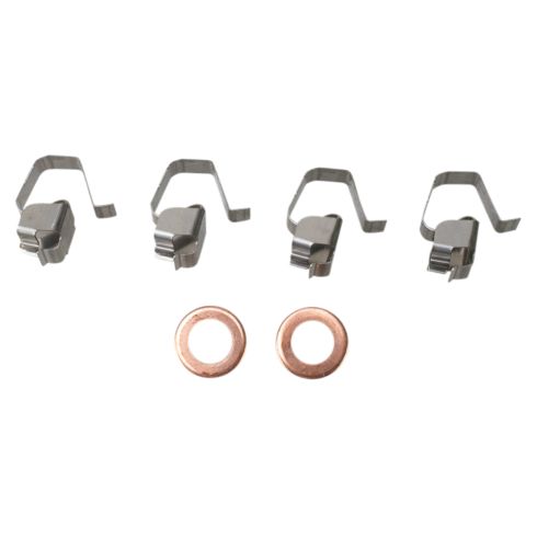 Dodge Ram 1500 Ram 1500 Front 4 Piece Brake Caliper Set with Hoses TRQ CLA41382 - Image 3