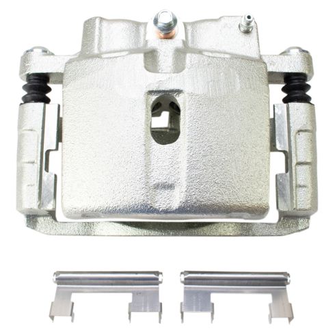 Chevrolet GMC Cadillac Front 4 Piece Brake Caliper Set with Hoses TRQ CLA41388