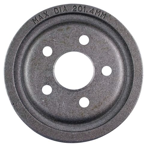 Rear Driver & Passenger Side 2 Piece Brake Drum Set TRQ BRA14129 - Image 3