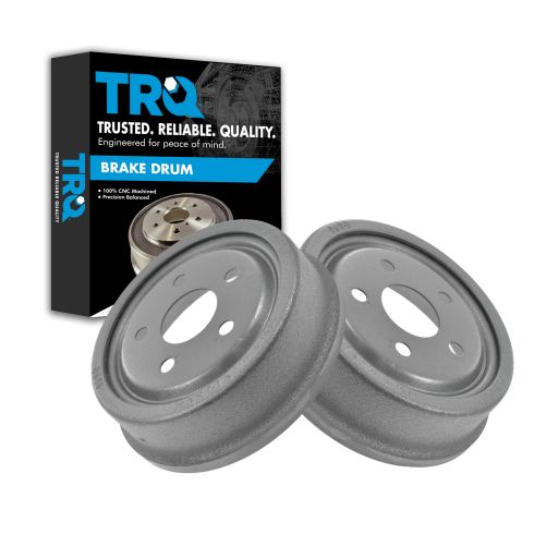 Rear Driver & Passenger Side 2 Piece Brake Drum Set TRQ BRA14129 - Image 6