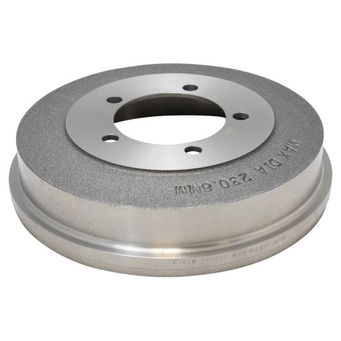 Dodge Chrysler Mitsubishi Eagle Rear Driver & Passenger Side 2 Piece Brake Drum Set TRQ BRA75081
