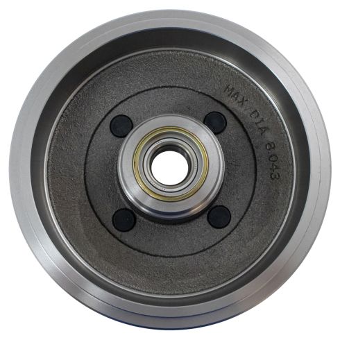2000-08 Ford Focus Rear Driver & Passenger Side 2 Piece Brake Drum Set TRQ BRA75085 - Image 2