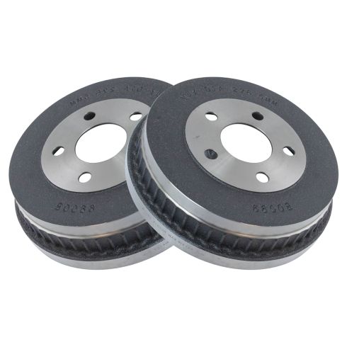 Ford Taurus Mercury Sable Rear Driver & Passenger Side 2 Piece Brake Drum Set TRQ BRA75089 - Image 5