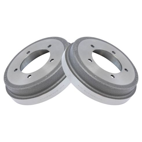 Chevrolet Suzuki Rear Driver & Passenger Side 2 Piece Brake Drum Set TRQ BRA75094