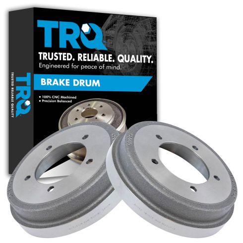 Chevrolet Suzuki Rear Driver & Passenger Side 2 Piece Brake Drum Set TRQ BRA75094 - Image 4