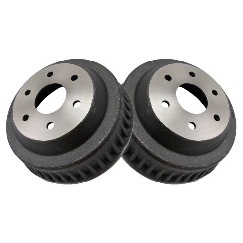 Chevrolet GMC Rear Driver & Passenger Side 2 Piece Brake Drum Set TRQ BRA75095 - Image 5
