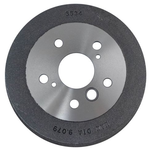 Toyota Camry Solara Rear Driver & Passenger Side 2 Piece Brake Drum Set TRQ BRA75101 - Image 4