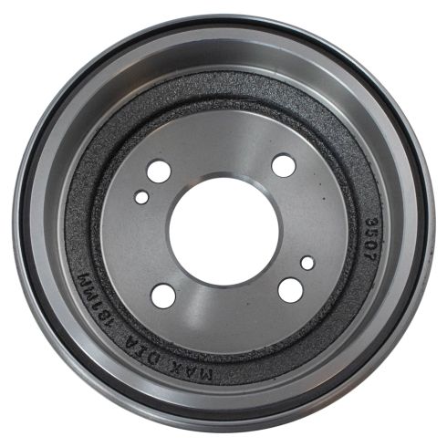 Honda Civic Civic Del Sol CRX Rear Driver & Passenger Side 2 Piece Brake Drum Set TRQ BRA75102 - Image 2