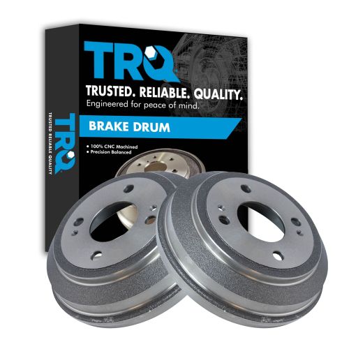 Honda Civic Civic Del Sol CRX Rear Driver & Passenger Side 2 Piece Brake Drum Set TRQ BRA75102 - Image 6