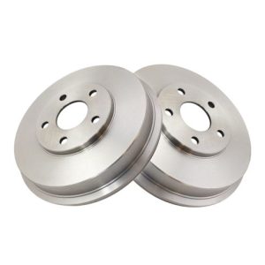 Subaru Forester Impreza Legacy Rear Driver & Passenger Side 2 Piece Brake Drum Set TRQ BRA75110