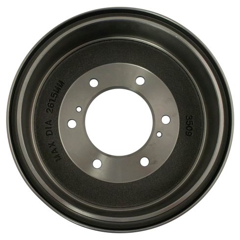 Nissan Rear Driver & Passenger Side 2 Piece Brake Drum Set TRQ BRA75111 - Image 4