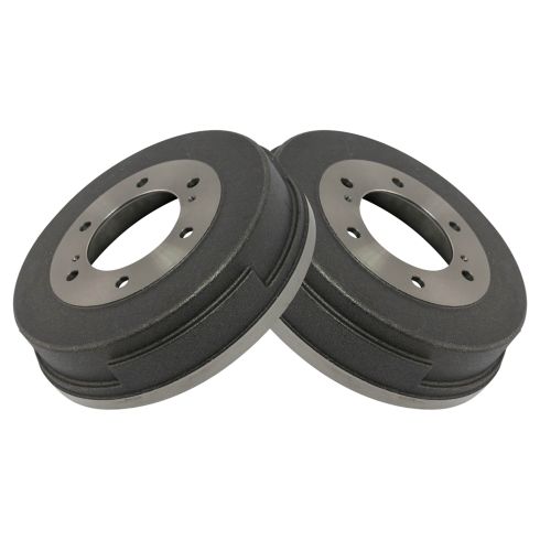 Nissan Rear Driver & Passenger Side 2 Piece Brake Drum Set TRQ BRA75111 - Image 5