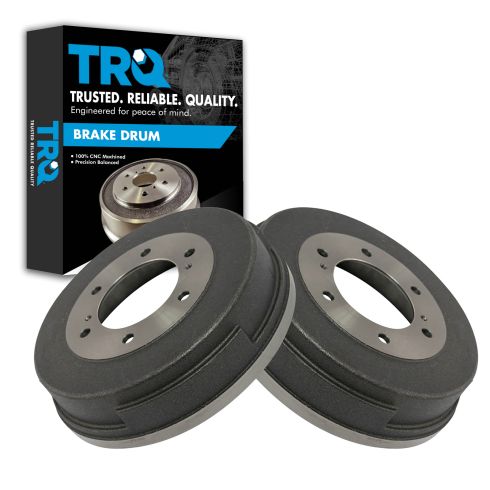 Nissan Rear Driver & Passenger Side 2 Piece Brake Drum Set TRQ BRA75111 - Image 6