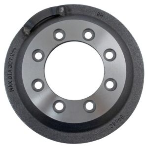 Ford Rear Driver & Passenger Side 2 Piece Brake Drum Set TRQ BRA75115