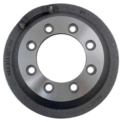 Ford Rear Driver & Passenger Side 2 Piece Brake Drum Set TRQ BRA75115
