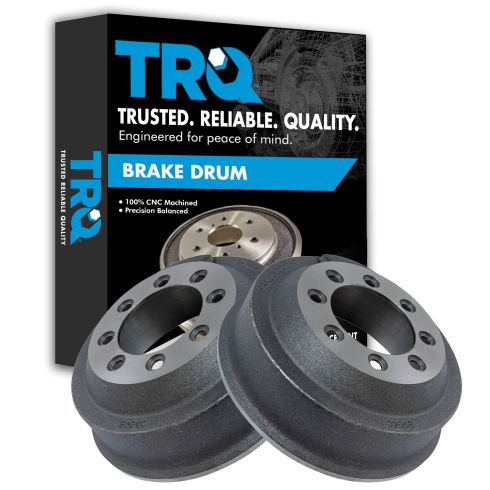 Ford Rear Driver & Passenger Side 2 Piece Brake Drum Set TRQ BRA75115 - Image 6