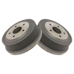 2000-01 Dodge Ram 1500 Truck Rear Driver & Passenger Side 2 Piece Brake Drum Set TRQ BRA75120