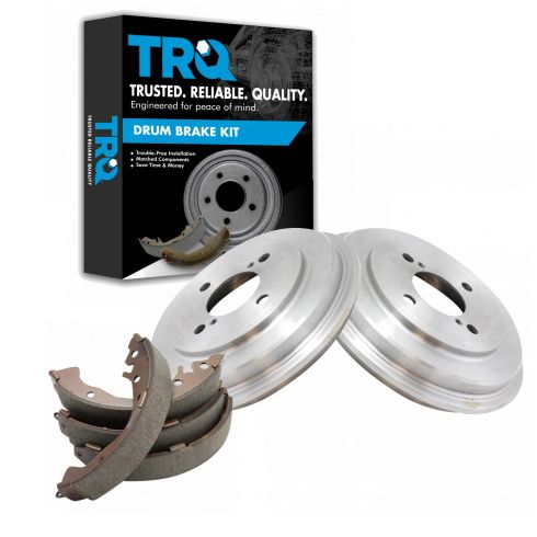 2015-20 Honda FIT Rear Brake Shoe & Drum Kit TRQ BKA14133 - Image 5