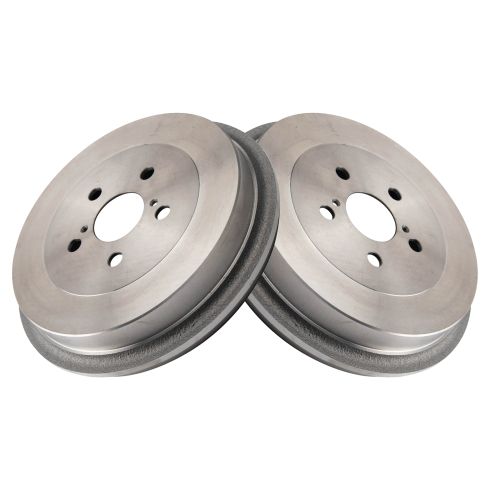 Toyota Corolla Rear Driver & Passenger Side 2 Piece Brake Drum Set TRQ BRA19640 - Image 5
