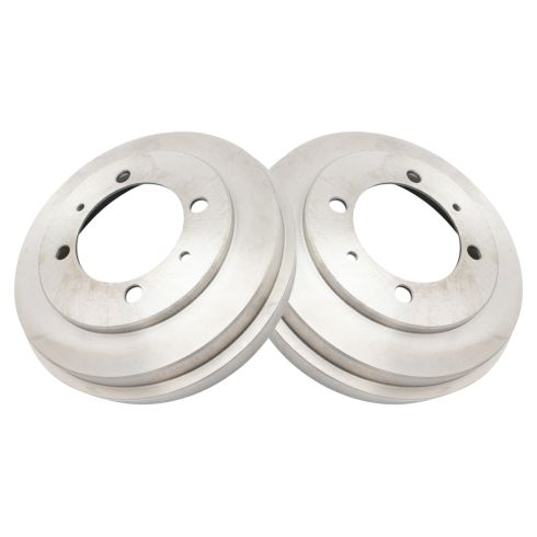2002-07 Mitsubishi Lancer Rear Driver & Passenger Side with 15 Inch Wheels 2 Piece Brake Drum Set TRQ BRA79927 - Image 5