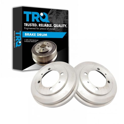 2002-07 Mitsubishi Lancer Rear Driver & Passenger Side with 15 Inch Wheels 2 Piece Brake Drum Set TRQ BRA79927 - Image 6