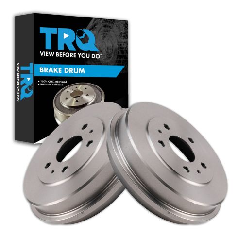 2012-18 Ford Focus Rear Driver & Passenger Side 2 Piece Brake Drum Set TRQ BRA41910 - Image 6