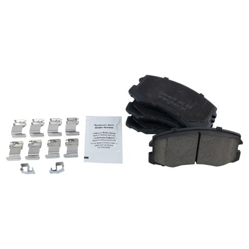 Mitsubishi Lancer Front Ceramic Brake Pad & Rotor Kit TRQ BKA10591