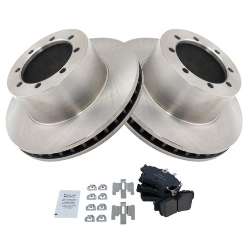 Ford Mustang Rear Ceramic Brake Pad & Rotor Kit TRQ BKA10644