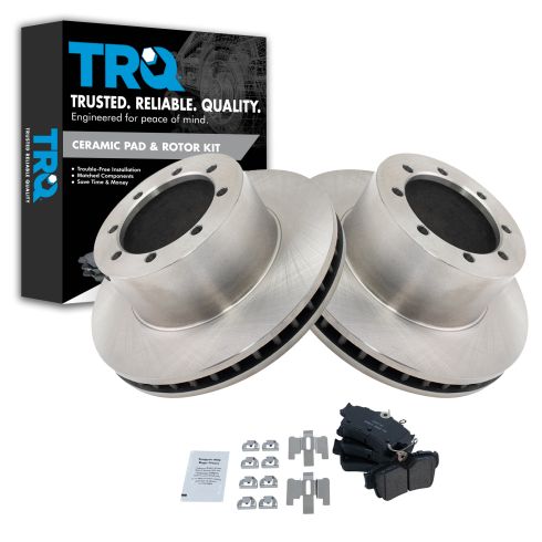 Ford Mustang Rear Ceramic Brake Pad & Rotor Kit TRQ BKA10644