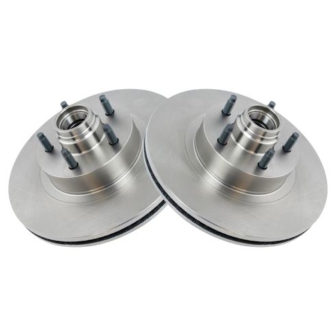 Ford Front Semi-Metallic Brake Pad & Rotor Kit TRQ BKA10655