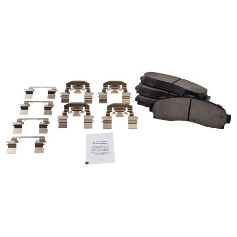 Ford Mazda Front Ceramic Brake Pad & Rotor Kit TRQ BKA10677