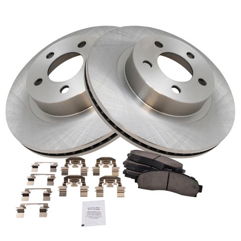 Ford Mazda Front Ceramic Brake Pad & Rotor Kit TRQ BKA10677