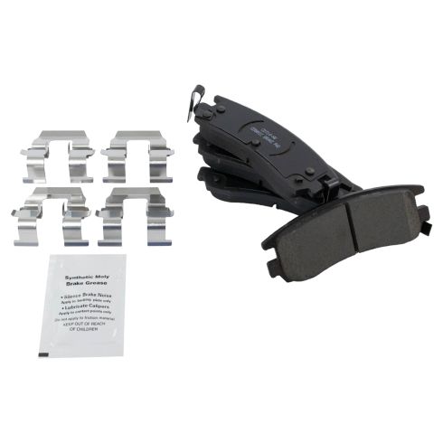 1995-99 Chevrolet Lumina Monte Carlo Rear Ceramic Brake Pad & Rotor Kit TRQ BKA10701