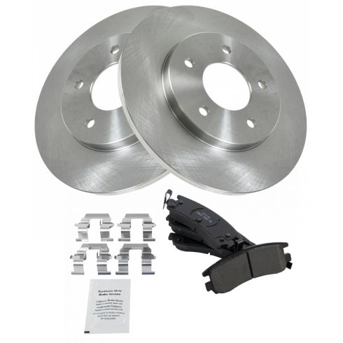 1995-99 Chevrolet Lumina Monte Carlo Rear Ceramic Brake Pad & Rotor Kit TRQ BKA10701