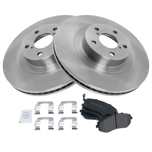 Subaru Front Semi-Metallic Brake Pad & Rotor Kit TRQ BKA10712
