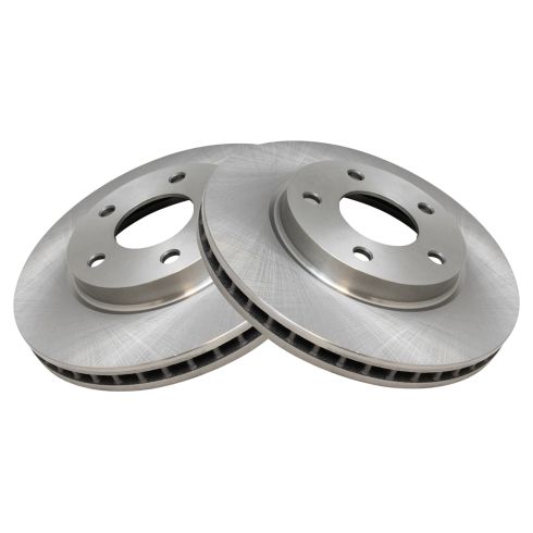 Dodge Caliber Mitsubishi Lancer Front Ceramic Brake Pad & Rotor Kit TRQ BKA10713